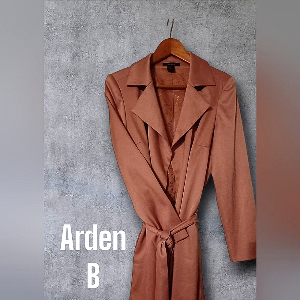 Blush Satin Trenchcoat